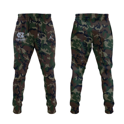 Limited Edition Carolina Basketball Coach Hubert Davis Camo Sweatshirt -  - Carolina Tar Heels Shirt