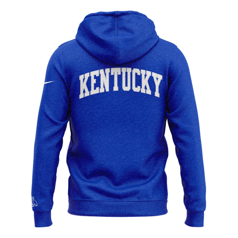 Kentucky Wildcats Men's Basketball Zip Hoodie 3D
