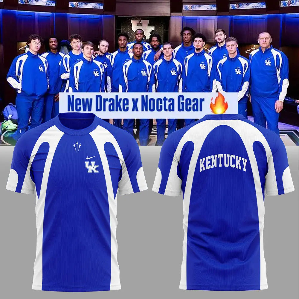 New Gear Kentucky Wildcats Blue T-Shirt 2025 New Season