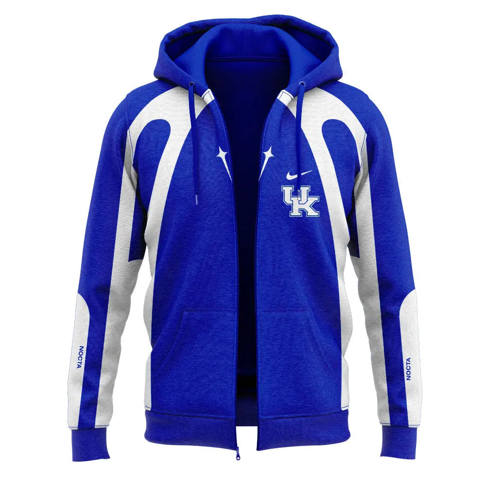 New Gear Kentucky Wildcats Blue Zip Hoodie 2025 New Season