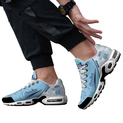 Limited Edition UNC Basketball Custom Name For Fans Shoes