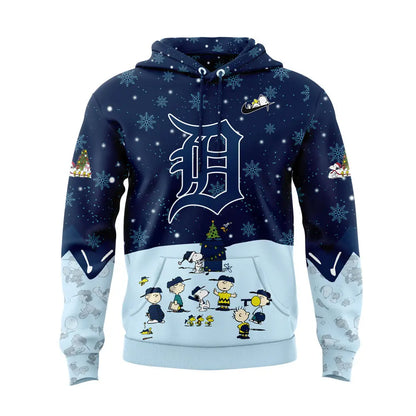 Detroit Tigers Peanuts v Snoopy Hoodie Set