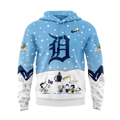Detroit Tigers Peanuts v Snoopy Hoodie Set