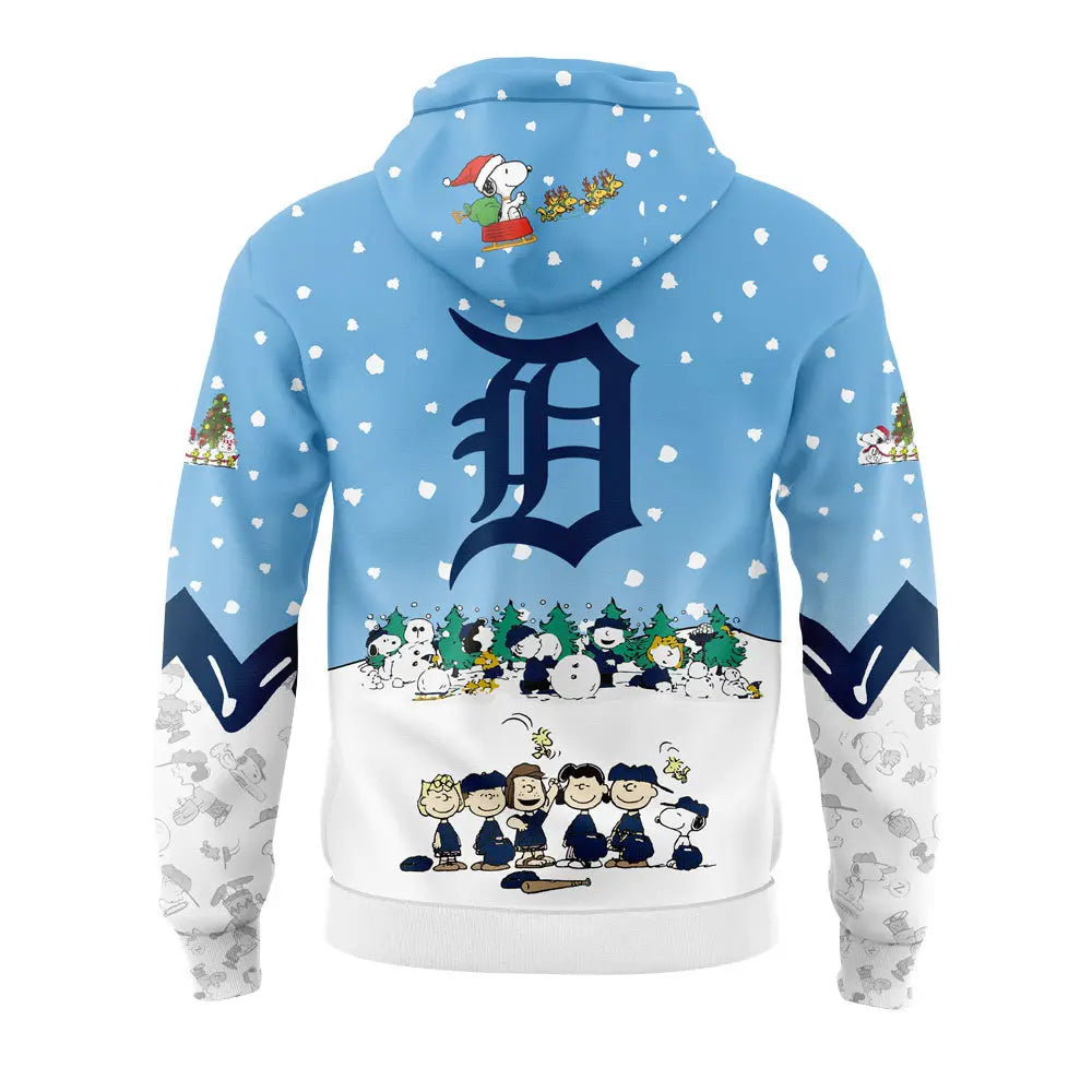Detroit Tigers Peanuts v Snoopy Hoodie Set