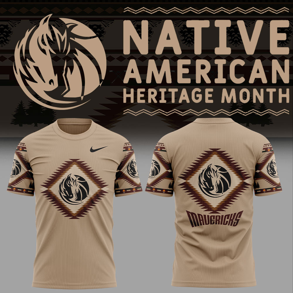 Dallas Mavericks Native American Heritage T-Shirt