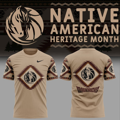 Dallas Mavericks Native American Heritage T-Shirt