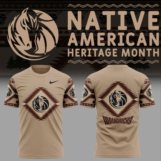 Dallas Mavericks Native American Heritage T-Shirt