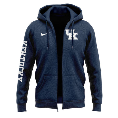 Kentucky Wildcats Men's Basketball Zip Hoodie 2025 New Season