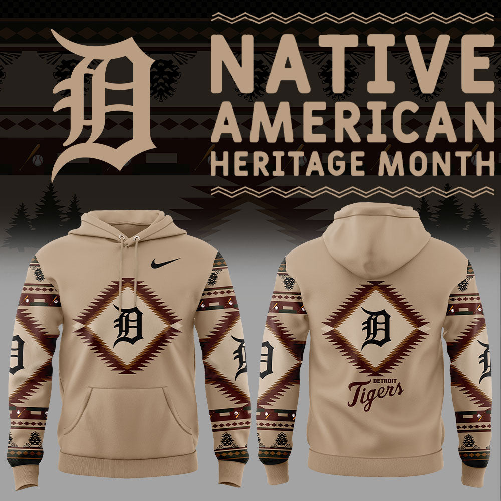 Detroit Tigers Native American Heritage Hoodie Set