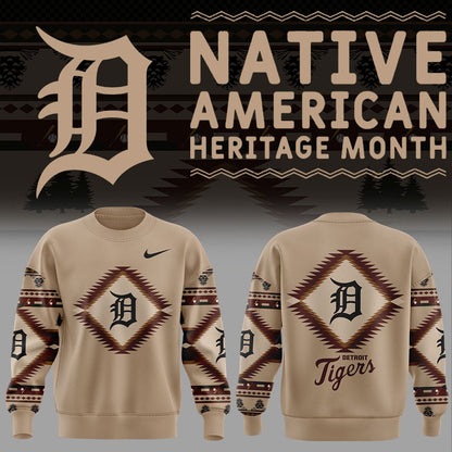 Detroit Tigers Native American Heritage Sweatshirt