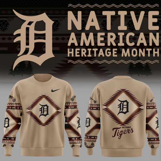 Detroit Tigers Native American Heritage Sweatshirt