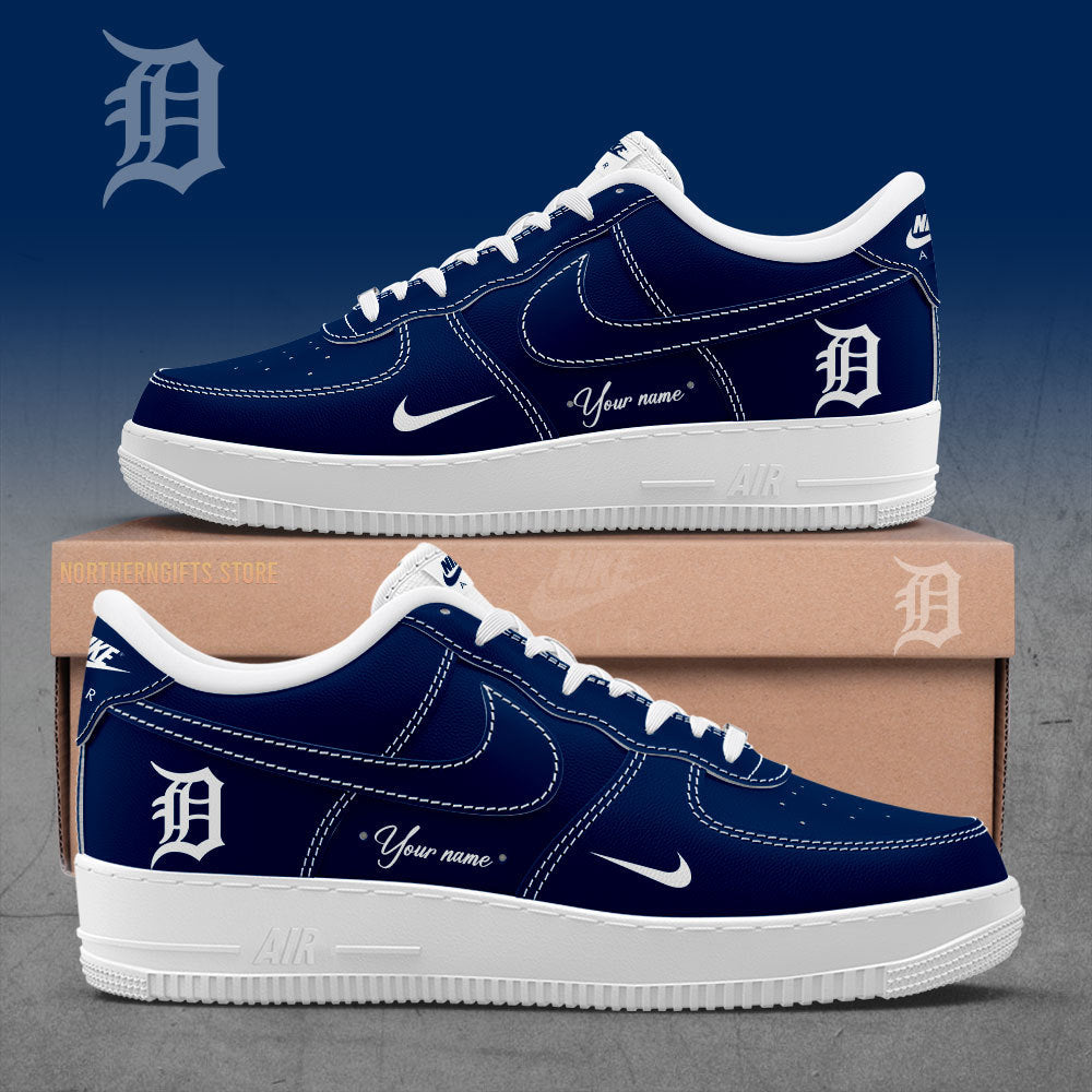Detroit Tiger AF1 Sneakers Gifts For Detroit Tigers Fans Custom Name