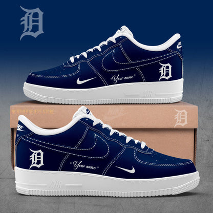 Detroit Tiger AF1 Sneakers Gifts For Detroit Tigers Fans Custom Name
