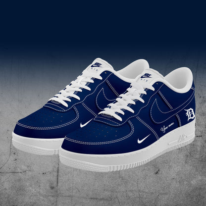 Detroit Tiger AF1 Sneakers Gifts For Detroit Tigers Fans Custom Name
