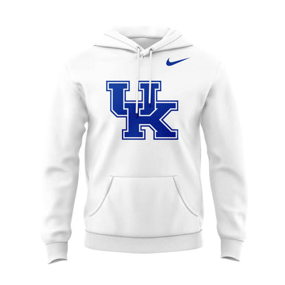 Kentucky Wildcats Men's Basketball White Hoodie