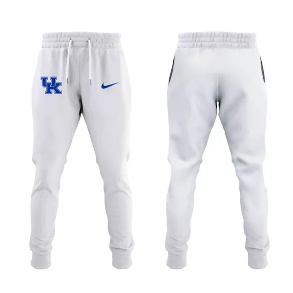 Kentucky Wildcats Men's Basketball White Hoodie
