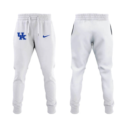 Kentucky Wildcats Men's Basketball White Hoodie
