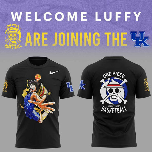 Welcome Luffy are joining the Kentucky Wildcats Men's Basketball T-Shirt 2025 New Season