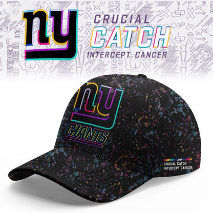 New York Giants Crucial Catch Football Jersey made for the fight against cancer. Bold black. Bright color. Bigger Purpose
