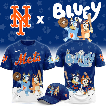 New York Mets Bluey Night Game Limited T-Shirt