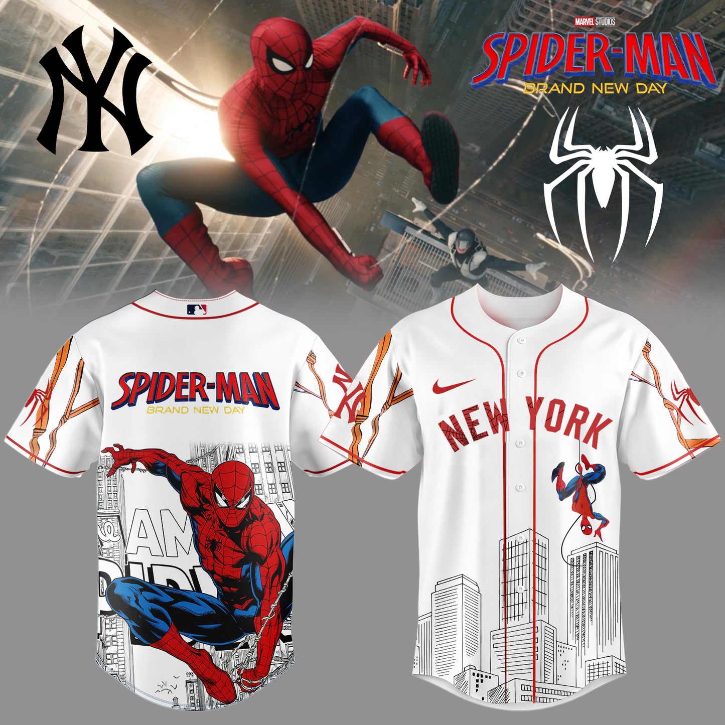 MLB ALL TEAM x Spider Man: Brand New Day Jersey | VX91