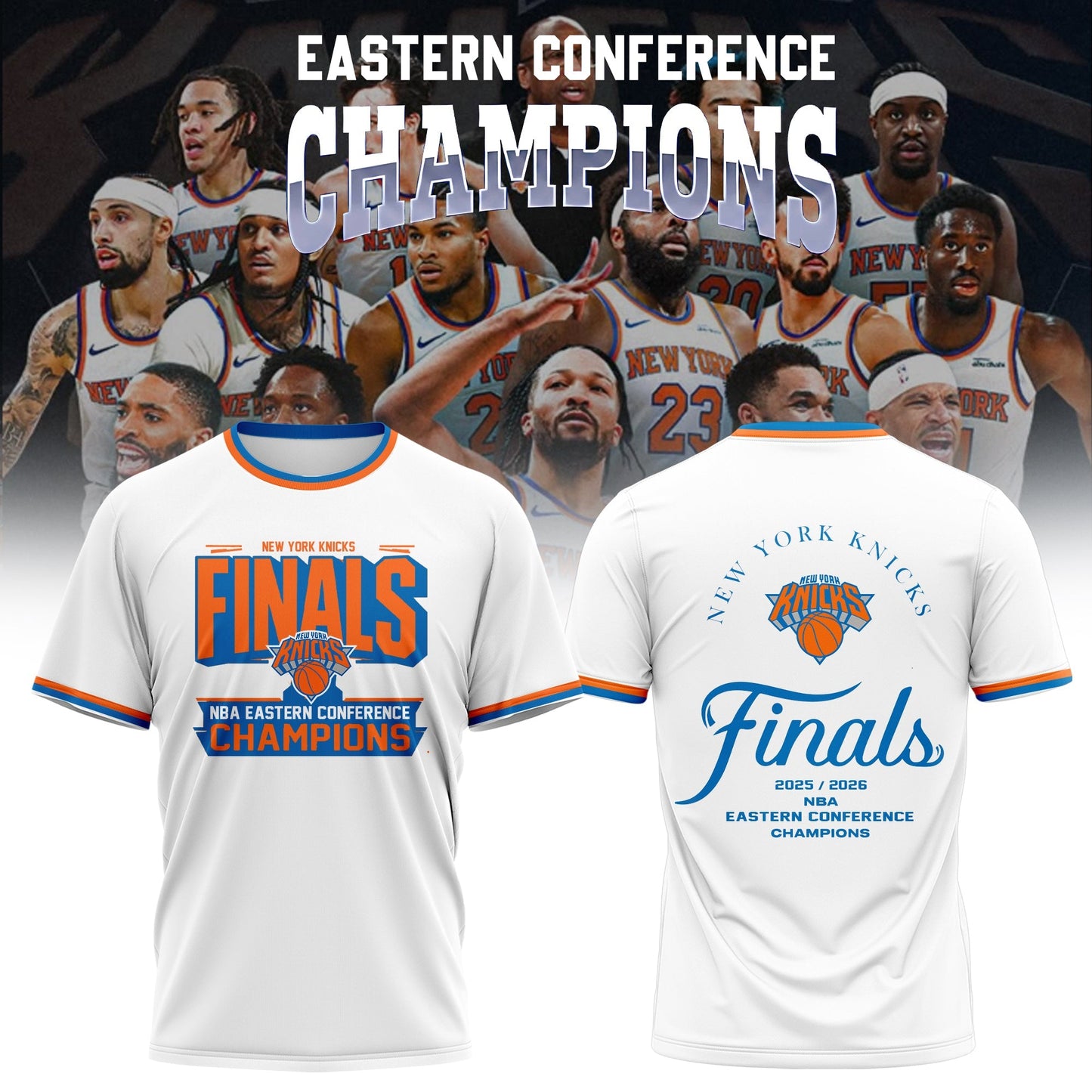 New York Knicks Eastern Conference Champions 1 T-shirt | MP53