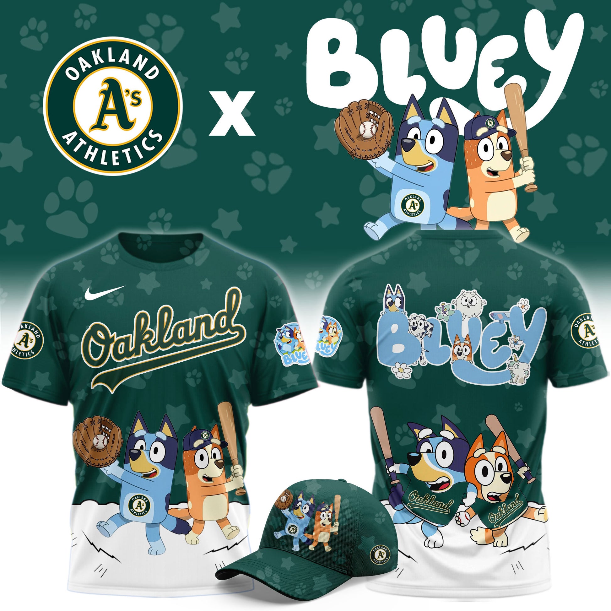 Athletics Bluey Night Game Limited Shirt