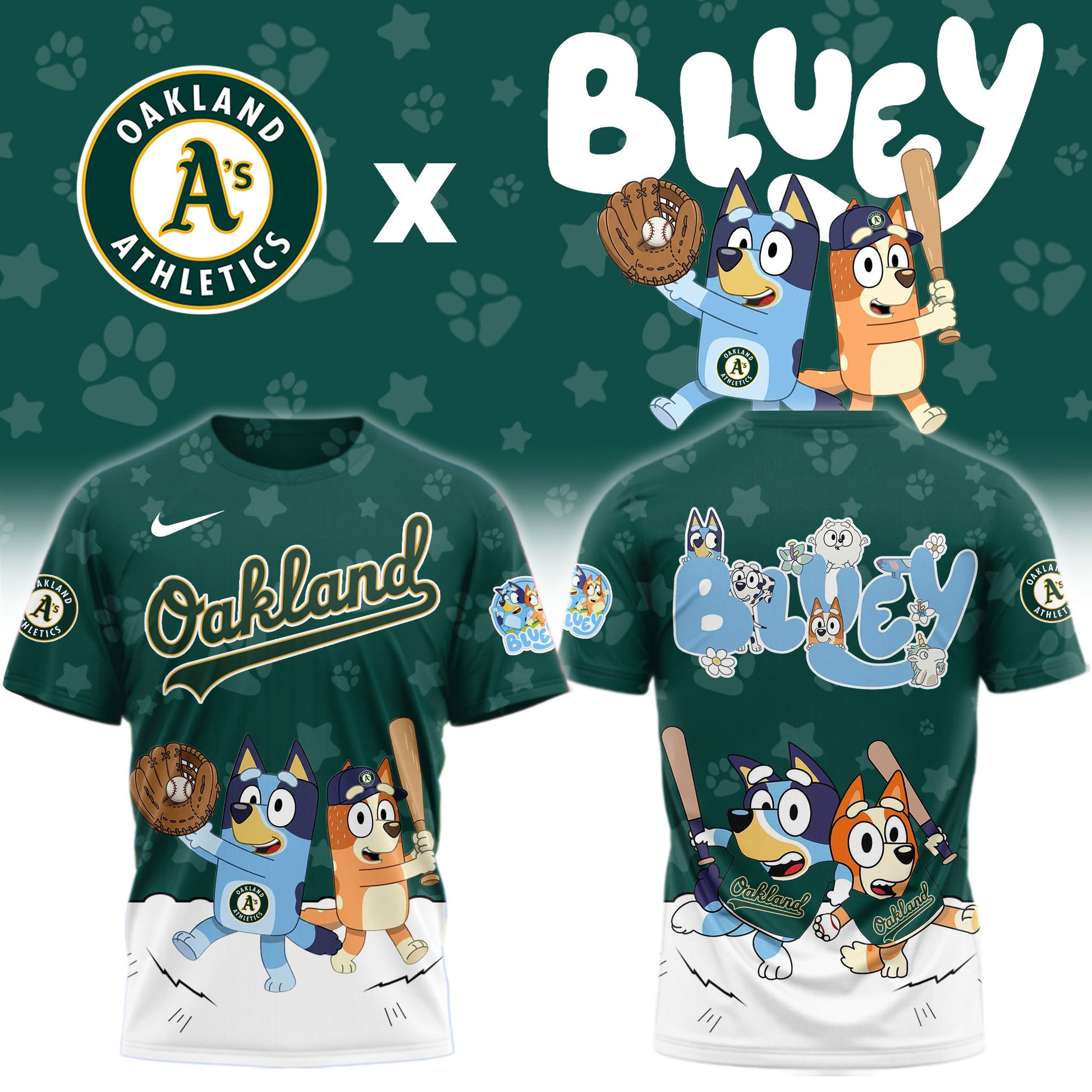 Athletics Bluey Night Game Limited Shirt