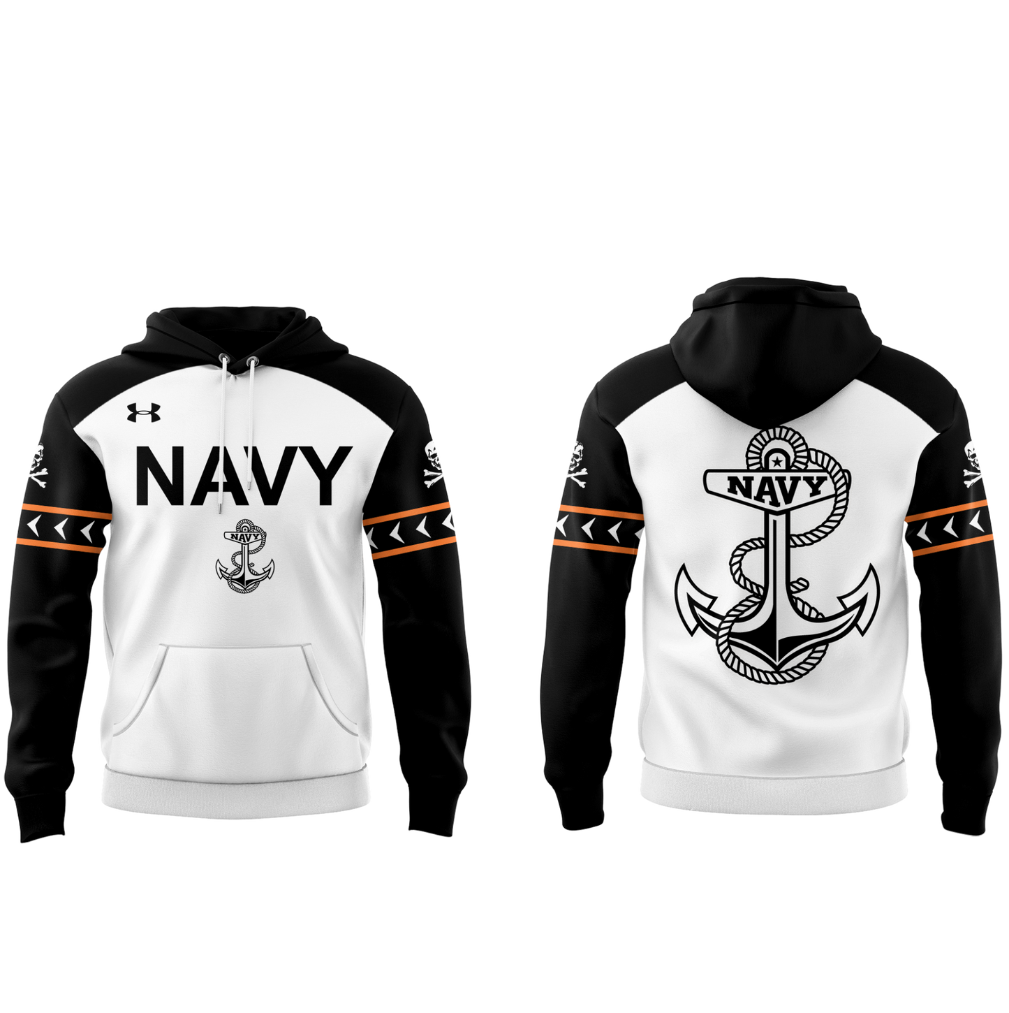 Special 2025 Jolly Rogers Navy Midshipmen Baseball Hoodie