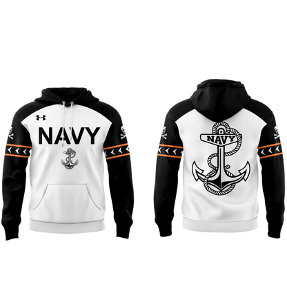 Special 2025 Jolly Rogers Navy Midshipmen Baseball Hoodie