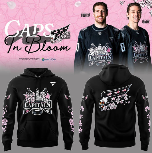 Caps In Bloom Collection -  Washington Capitals Cherry Blossom 2026 Hoodie