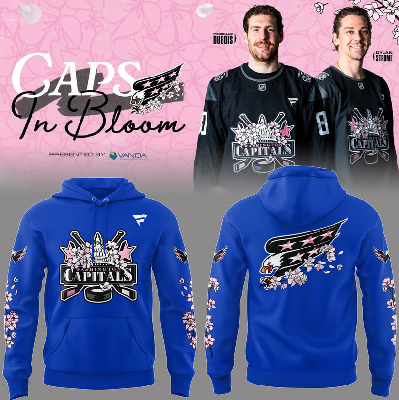 Caps In Bloom Collection -  Washington Capitals Cherry Blossom 2026 Hoodie