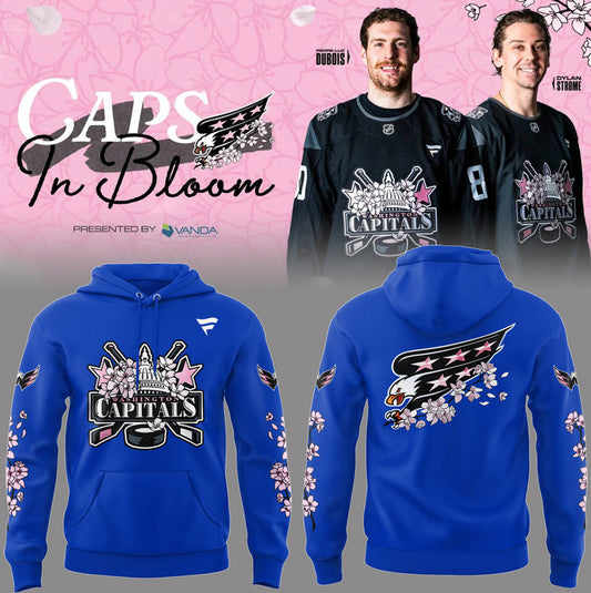 Caps In Bloom Collection -  Washington Capitals Cherry Blossom 2026 Hoodie