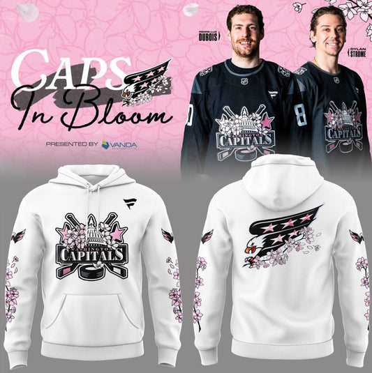 Caps In Bloom Collection -  Washington Capitals Cherry Blossom 2026 Hoodie