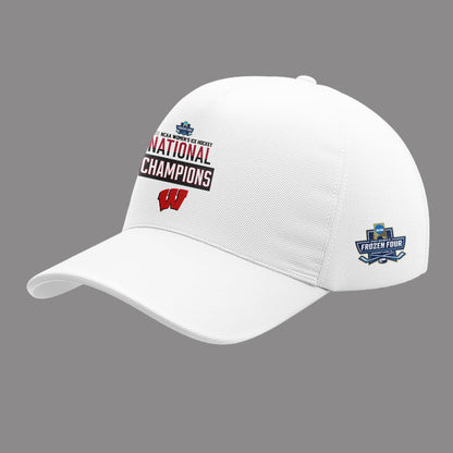 Wisconsin Badgers 2025  Women's Hockey Tournament Champions T-Shirt