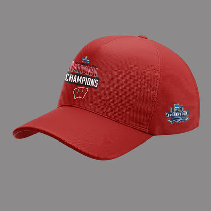 Wisconsin Badgers 2025  Women's Hockey Tournament Champions T-Shirt