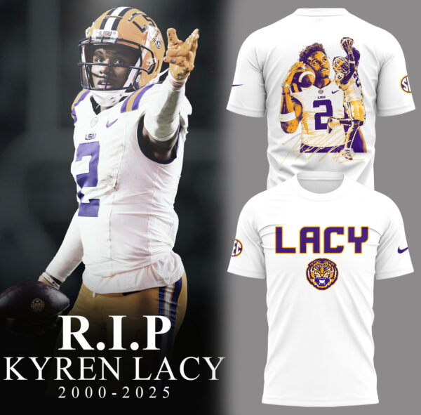 LSU Tiger In Loving Memory Of Kyren Lacy T-Shirt - LSU Tiger Shirt