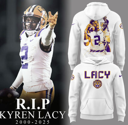 LSU Tiger In Loving Memory Of Kyren Lacy Hoodie - LSU Tiger Hoodie