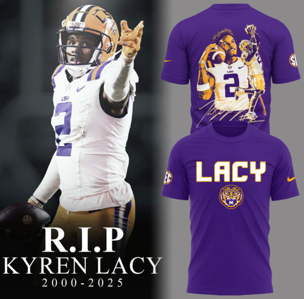 LSU Tiger In Loving Memory Of Kyren Lacy T-Shirt - LSU Tiger Shirt
