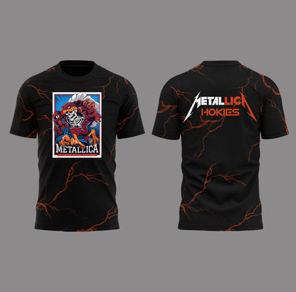 Metallica x Virginia Tech "Lane Rocked" T-Shirt - Exit Light Enter Night Shirt
