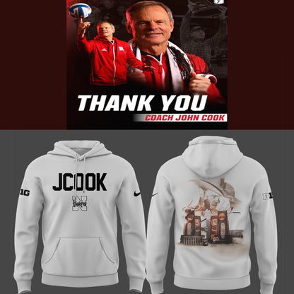 Nebraska Volleyball 2025 Limited Coach John Cook Hoodie