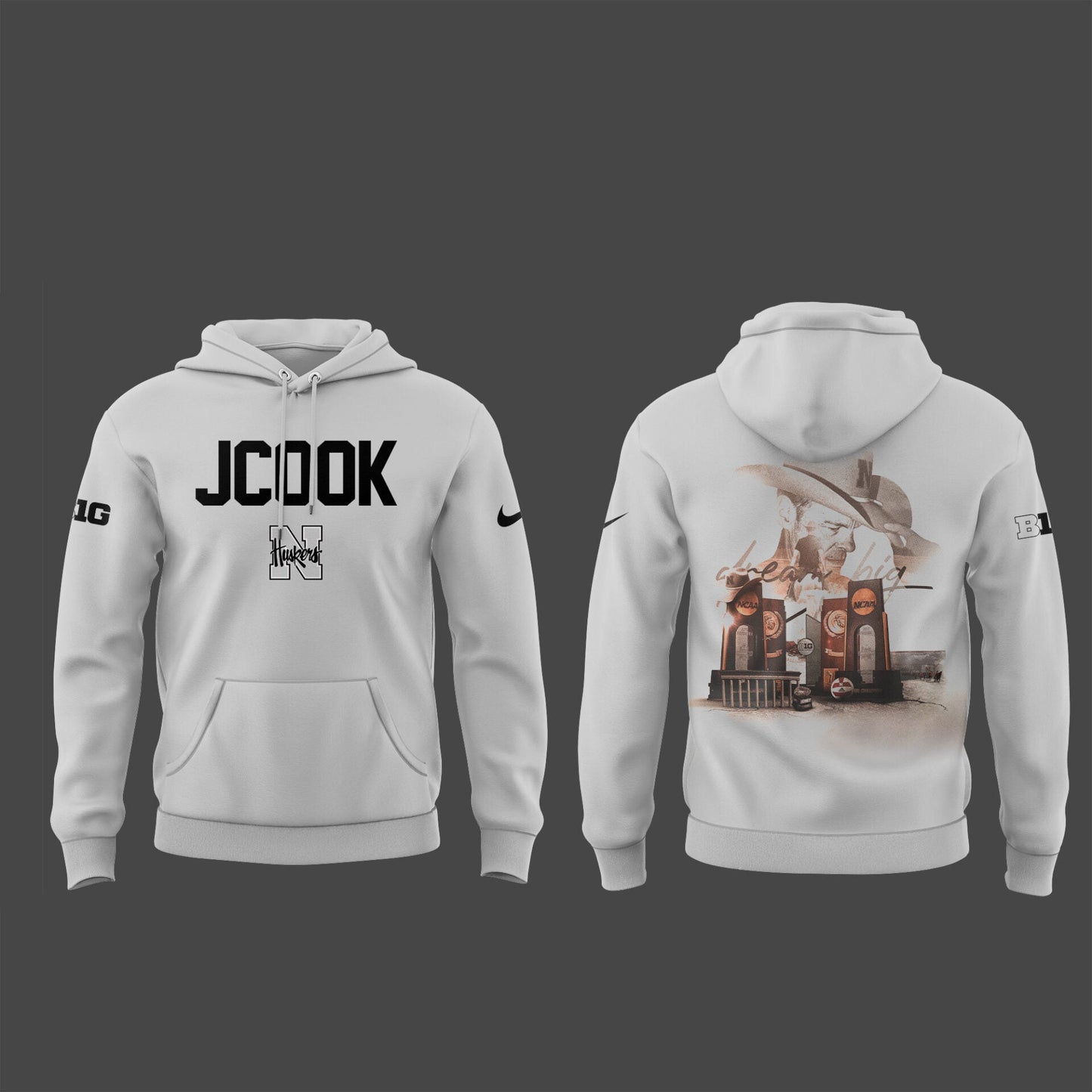 Nebraska Volleyball 2025 Limited Coach John Cook Hoodie