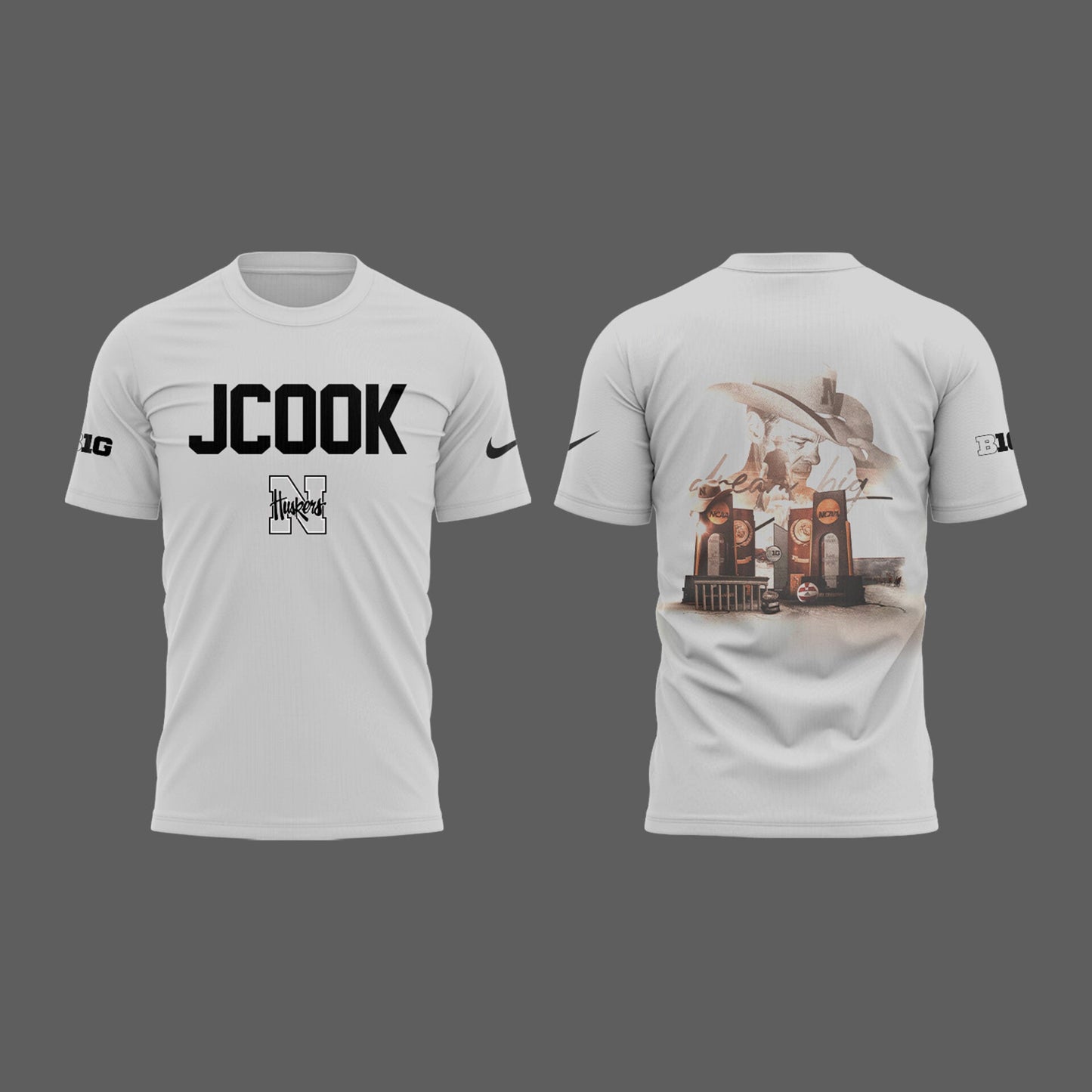 Nebraska Volleyball 2025 Limited Coach John Cook T-Shirt