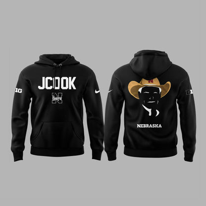 Nebraska Volleyball 2025 Limited Coach John Cook Black Hoodie