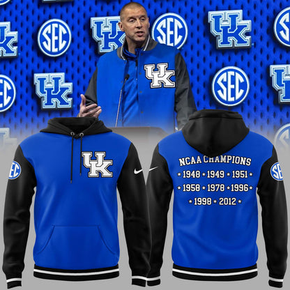 Limited Edition Coach Mark Pope Kentucky Wildcats Men’s Basketball Hoodie