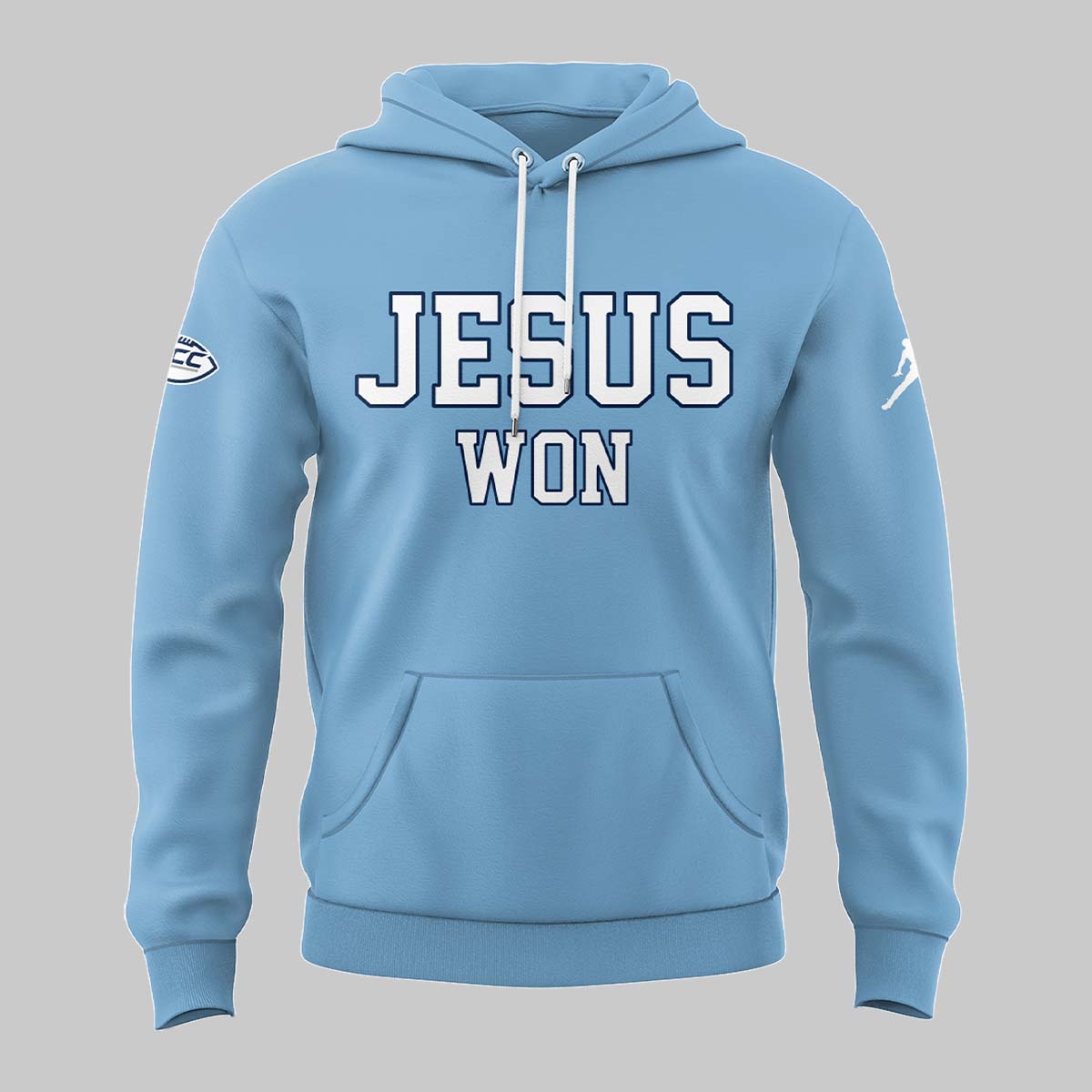 Limited Edition North Carolina Tar Heels JESUS WON Hoodie - North Carolina Tar Heels Shirt NC 21