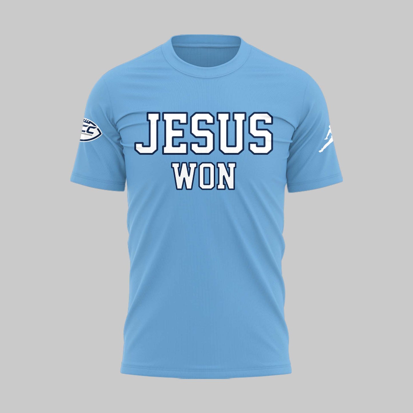 Limited Edition North Carolina Tar Heels JESUS WON T-Shirt - North Carolina Tar Heels Shirt NC 22