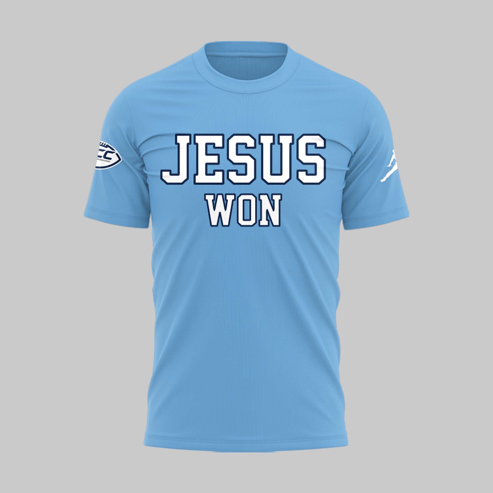 Limited Edition North Carolina Tar Heels JESUS WON T-Shirt - North Carolina Tar Heels Shirt NC 22