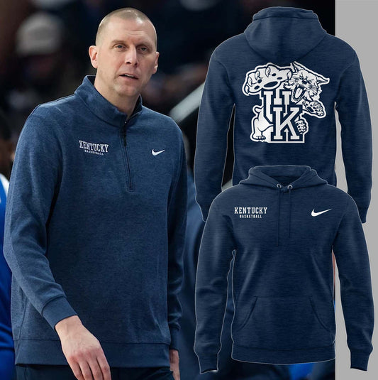 Limited Edition Coach Mark Pope Kentucky Wildcats Men’s Basketball Hoodie