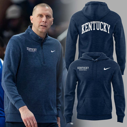 Limited Edition Coach Mark Pope Kentucky Wildcats Men’s Basketball Hoodie